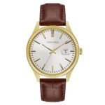 Caravelle by Bulova Dress Watch with Brown Leather Strap 44B115