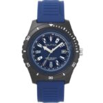 Nautica 'Ibiza' Diver Silicone Sport Watch NAPIBZ008