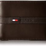 Tommy Hilfiger Men's Leather Wallet – Slim Bifold with 6 Credit Card Pockets