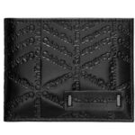 Calvin Klein Black City Grid Embossed Logo Passcase Mens Wallet