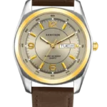 Armitron 20/1925GYBN Two-Tone Brown Leather Watch