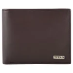 Titan Brown Leather Bifold Wallet