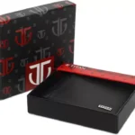 Titan Men Black Genuine Leather Wallet - Regular Size