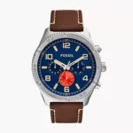 Fossil Brox Multifunction Dark Brown Leather Watch | BQ2776