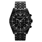 Emporio Armani Men's Sportivo Chronograph Watch Black PVD | AR5989