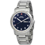 Swiss Military Attitude Quartz Blue Dial Men's Watch | 01.1541.321