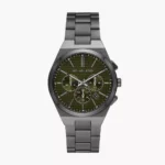 Michael Kors Lennox Chronograph Gunmetal Stainless Steel Watch | MK9118
