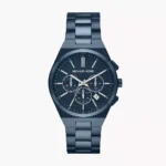 Michael Kors Lennox Chronograph Blue Stainless Steel Watch | MK9147