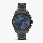 Emporio Armani Blue Dial Gunmetal Watch | AR11561