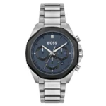 Hugo Boss Blue Silver Tone Watch | 1514015