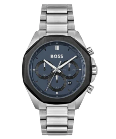 Hugo Boss Blue Silver Tone Watch | 1514015
