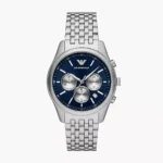 Emporio Armani Blue Sunray Chronograph Watch | AR11582