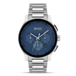 Hugo Boss Stainless Steel Blue Dial Chronograph Watch | 1513763