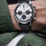 Timex Marlin® Chronograph Tachymeter Leather Strap Watch | TW2W10300