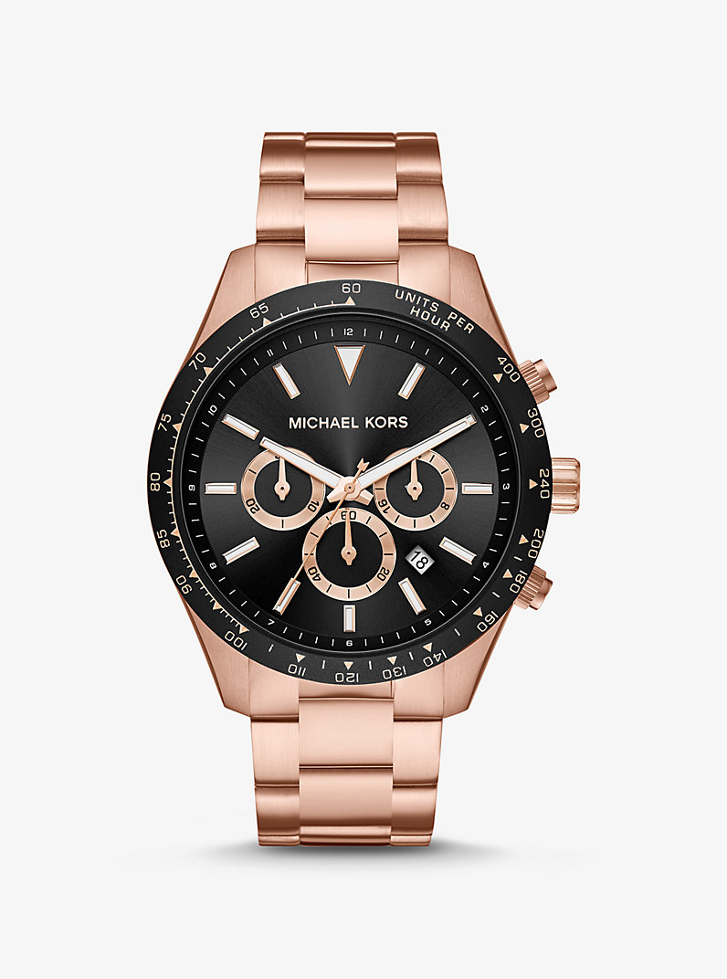 Michael Kors Oversized Layton Rose Gold-Tone Watch | MK8824