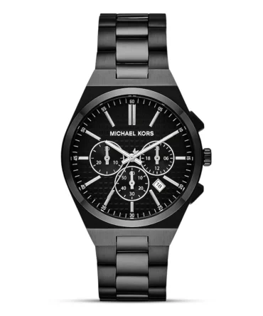 Michael Kors Lennox Chronograph Gunmetal Stainless Steel Watch | MK9146