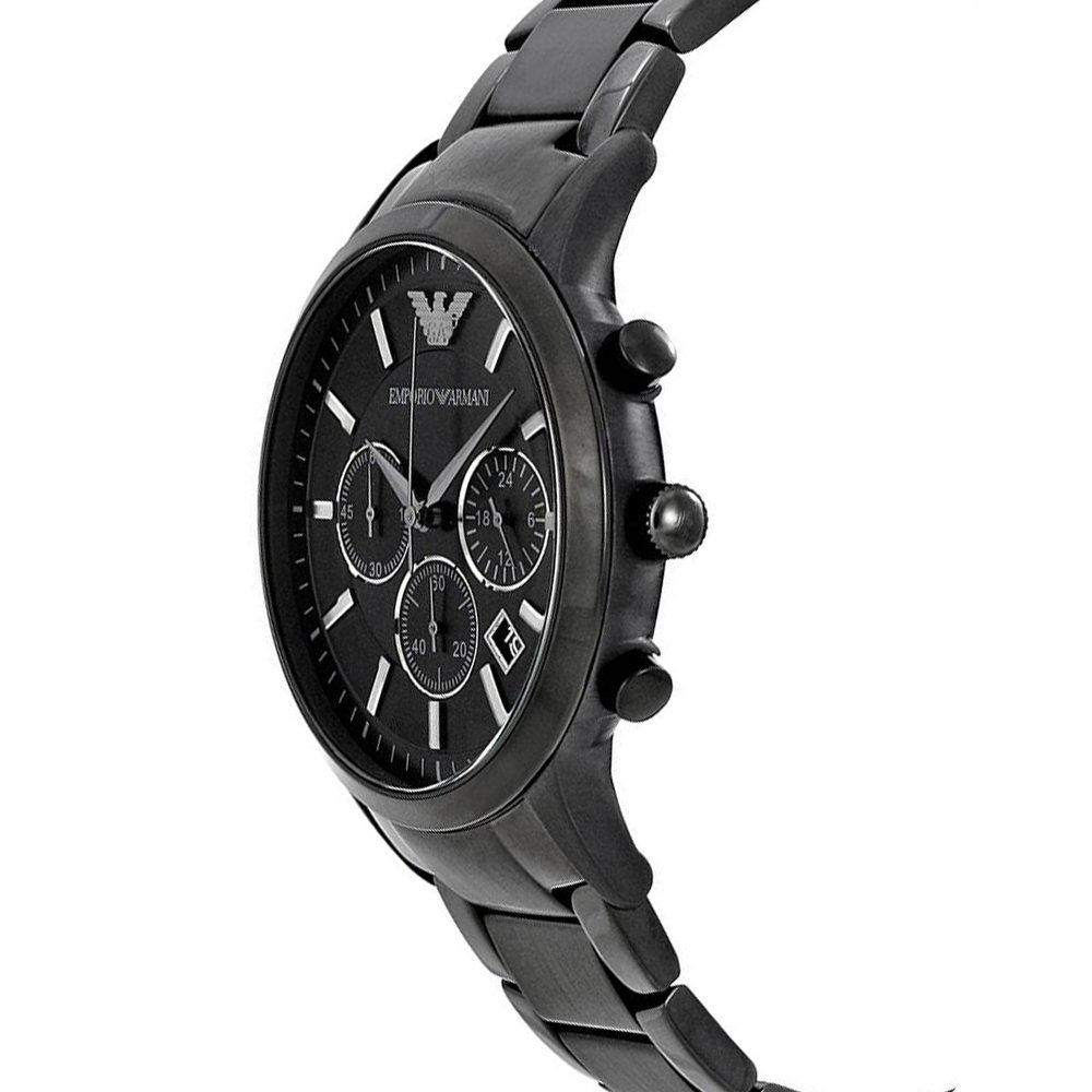 Emporio Armani Black Chronograph Watch AR2453 - Image 3