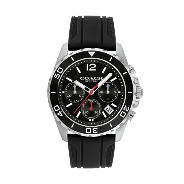 Coach Silver Tone Kent IP Chronograph 14602565