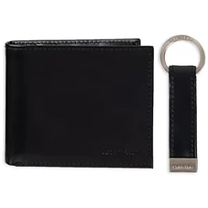 Calvin Klein Black Wallet Set with RFID Protection