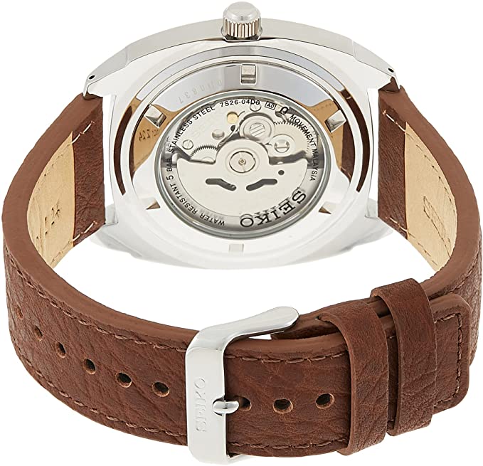 Seiko Recraft Self-Wind Automatic Leather Watch | SNKN37 - Image 2