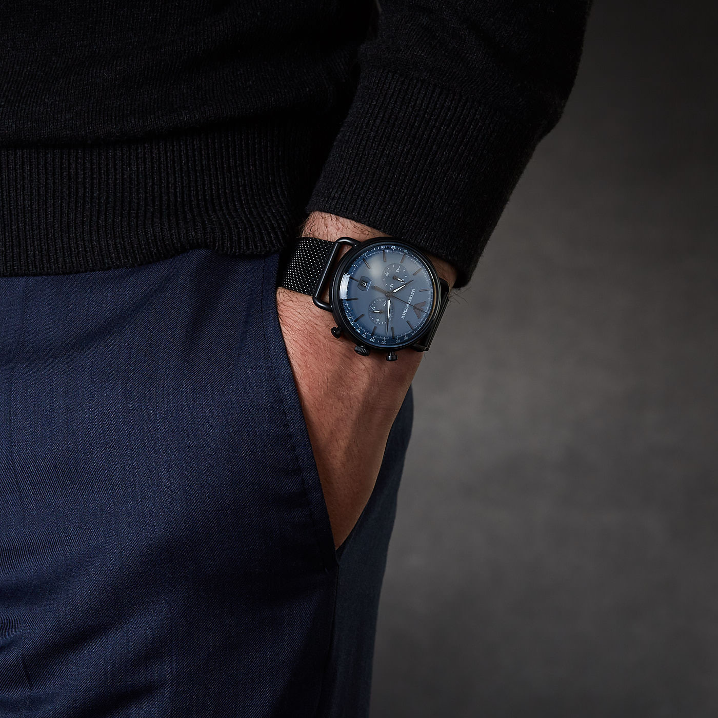 Emporio Armani AR11201 Pilot Chronograph - Image 4