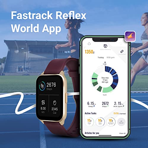 Fastrack Reflex Beat+ 1.69” UltraVU Display|500 Nits Brightness|60 Sports Modes|24*7 Heart Rate Monitor|SpO2 Monitor| - Image 7