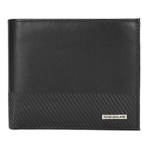 Peter England Designer Black Wallet