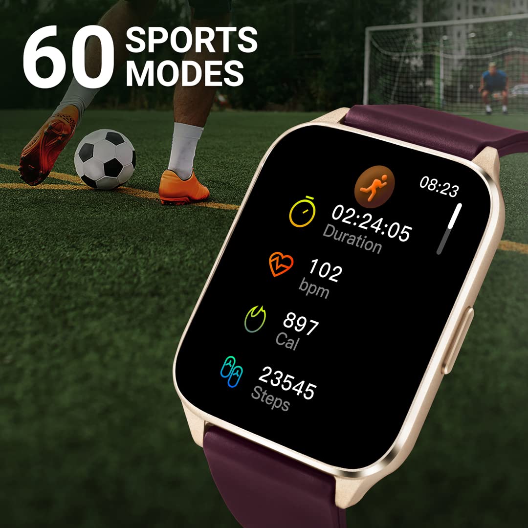 Fastrack Reflex Beat+ 1.69” UltraVU Display|500 Nits Brightness|60 Sports Modes|24*7 Heart Rate Monitor|SpO2 Monitor| - Image 6