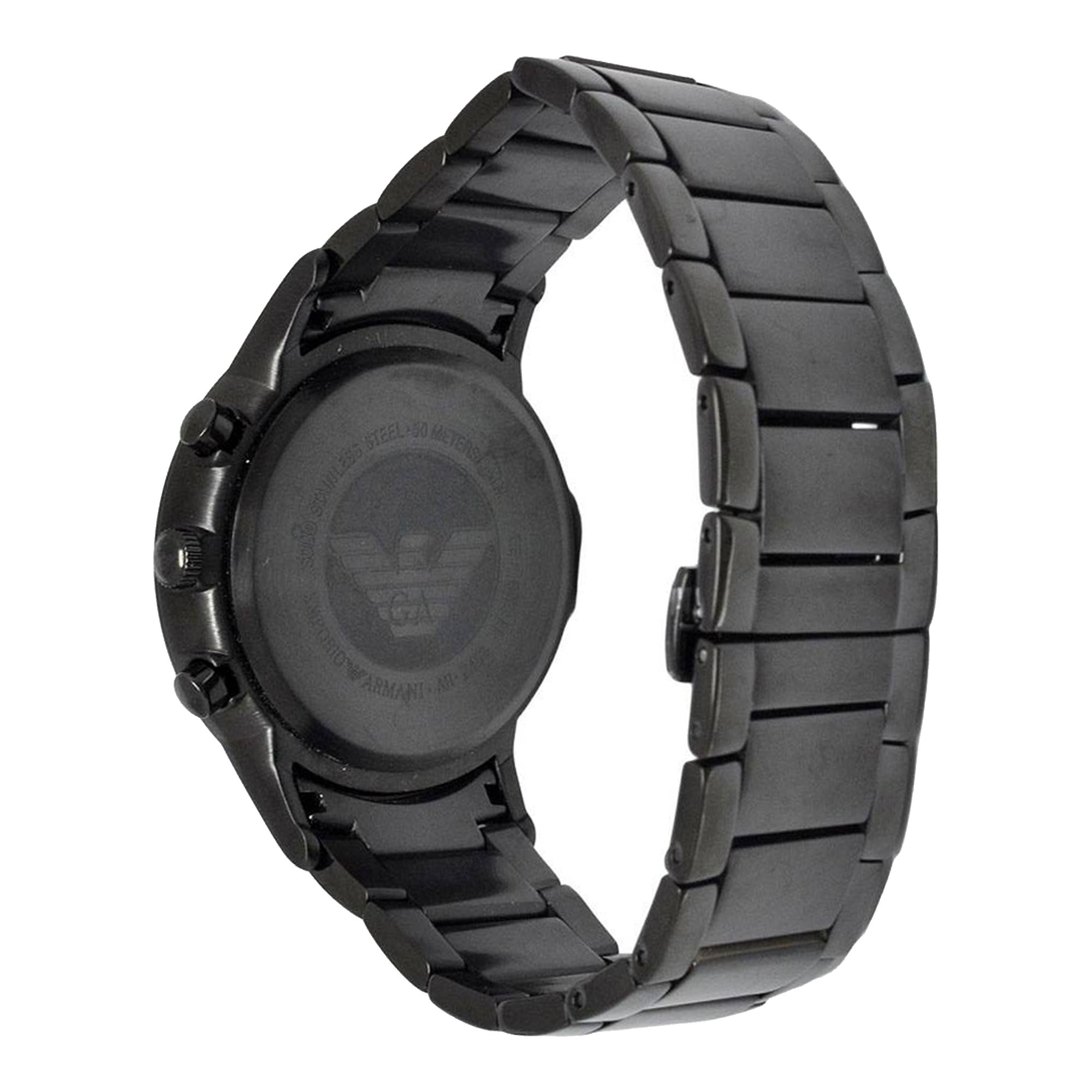 Emporio Armani Black Chronograph Watch AR2453 - Image 4