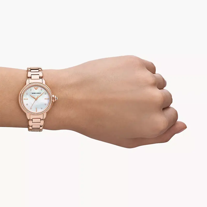 Emporio Armani Mia Rose Gold Watch | AR11523 - Image 3