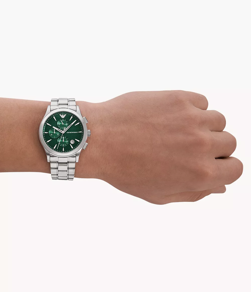 Emporio Armani Chronograph Stainless Steel Watch | AR11529 - Image 3