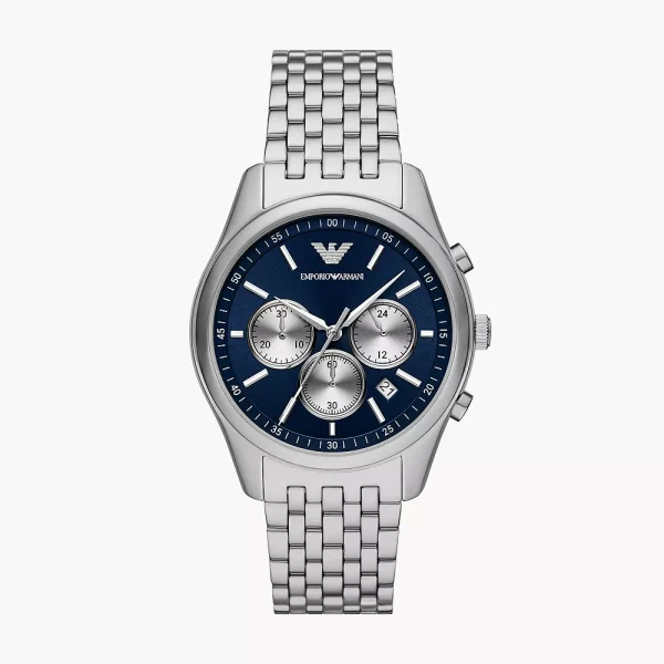 Emporio Armani Blue Sunray Chronograph Watch | AR11582