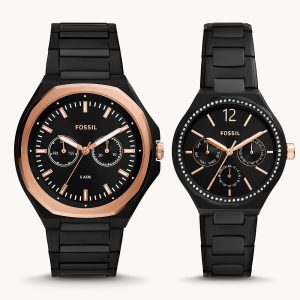 Fossil Couple Watch Gift Set Evanston | BQ2645