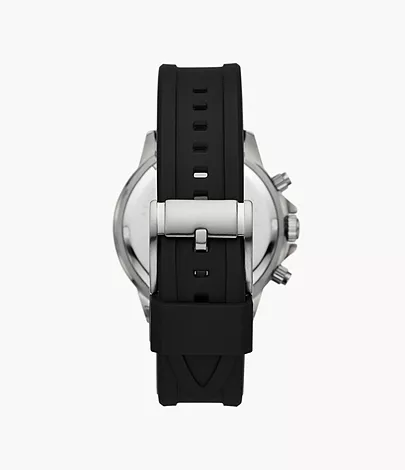 Fossil Bannon Multifunction Black Silicone Watch | BQ2772 - Image 2