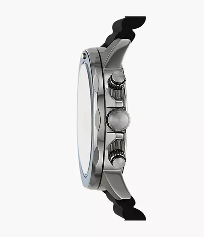 Fossil Bannon Multifunction Black Silicone Watch | BQ2772 - Image 4
