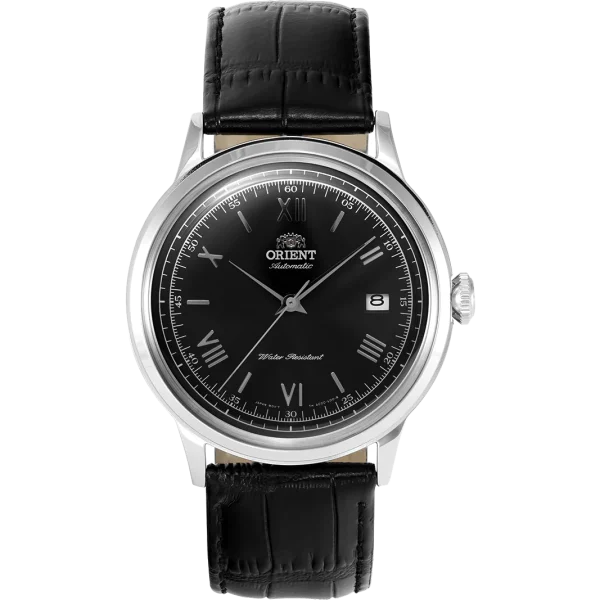 Orient Men's '2nd Gen. Bambino Ver. 2' Japanese Automatic Stainless Steel and Leather Dress Watch