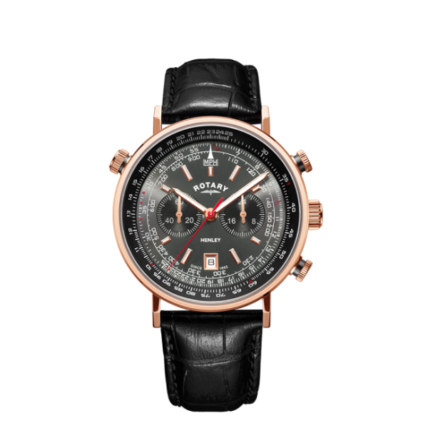 Rotary Henley Rose Chronograph Strap Watch GS05237/20