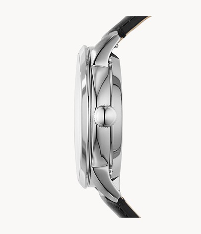 Fossil ME3104 Townsman Automatic Black Leather Watch - Image 3