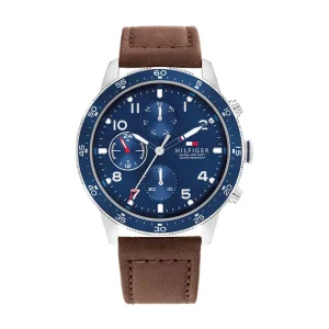 Tommy Hilfiger Men's Quartz Watch with Leather Strap |1791946