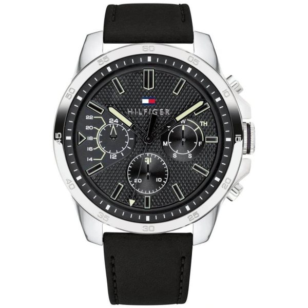 Tommy Hilfiger Watch Decker Men's Dial Leather Band | 1791563
