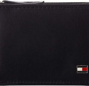 Tommy Hilfiger Mens Oxford Zip around Wallet