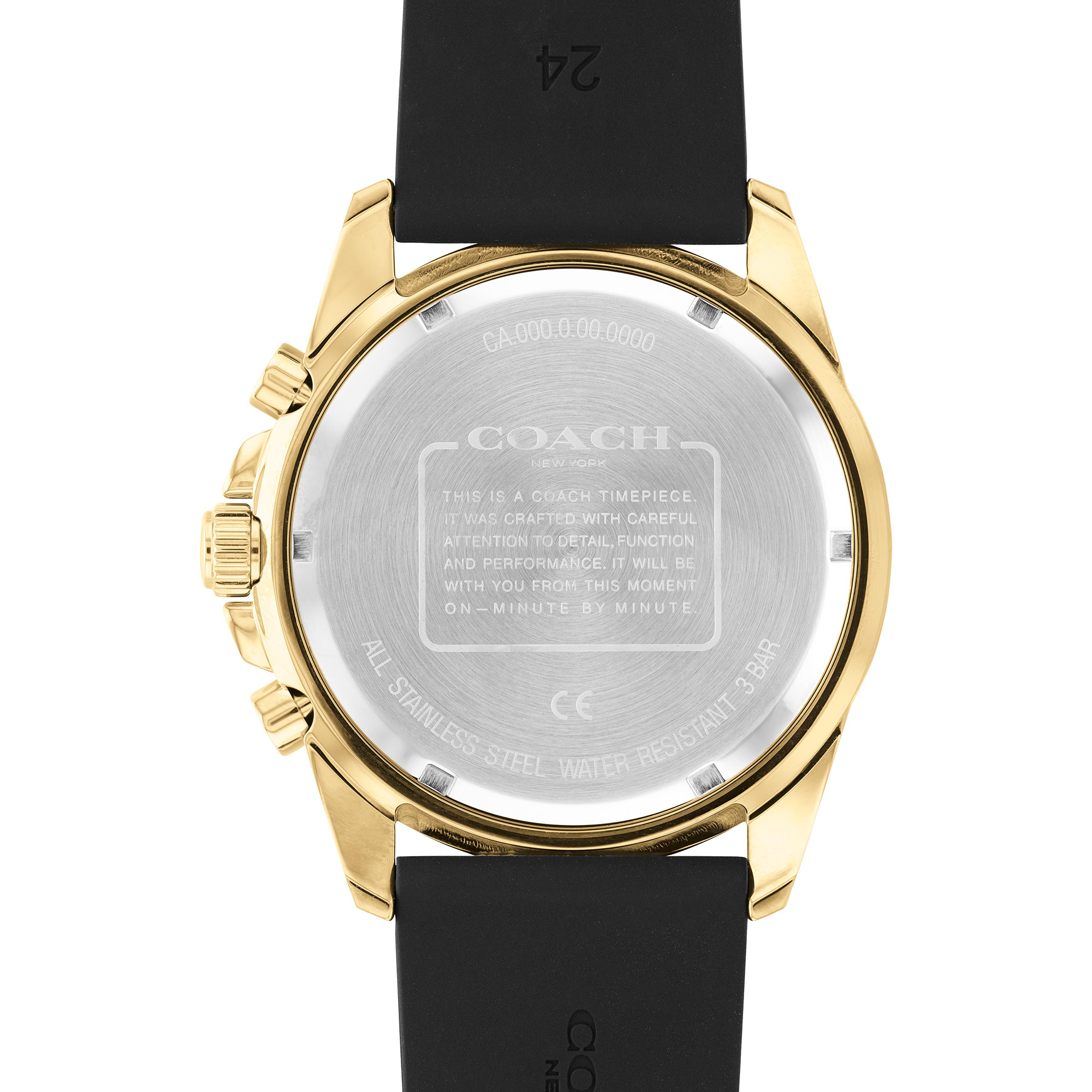 Coach Kent Gold Tone IP-Chronograph 14602564 Watch - Image 3