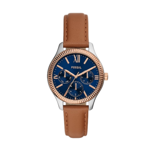 Fossil BQ3765 Rye Multi-Function Leather Watch