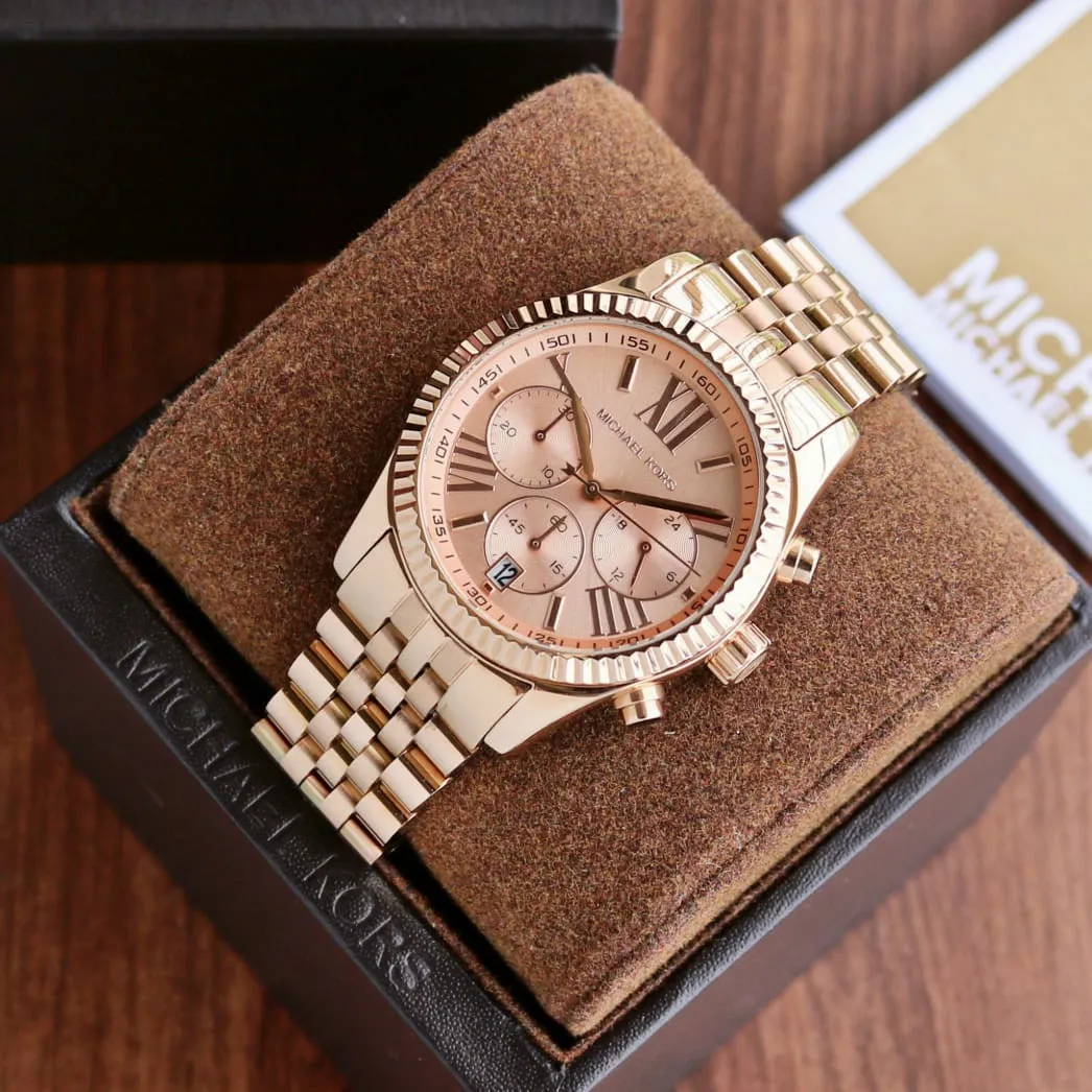 Michael Kors Women's MK5569 Lexington Rose Gold-Tone Watch - Image 2