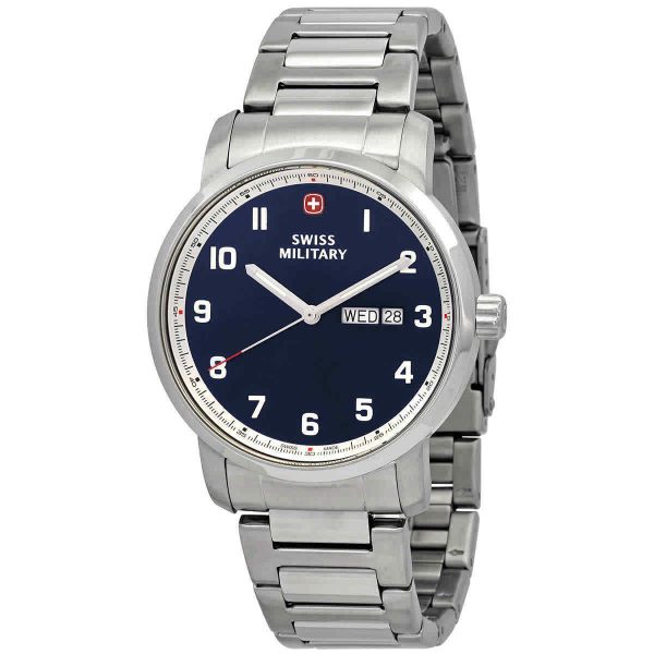Swiss Military Attitude Quartz Blue Dial Men's Watch | 01.1541.321