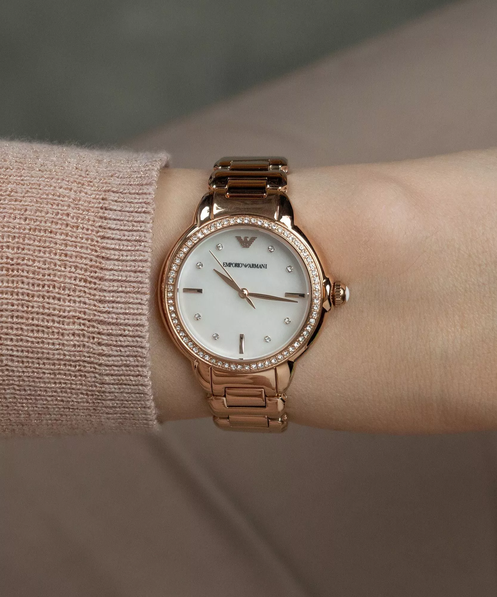 Emporio Armani Mia Rose Gold Watch | AR11523 - Image 2